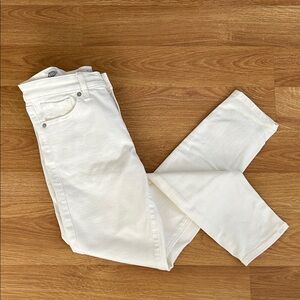 Lucky Brand Women's White Skinny Jeans